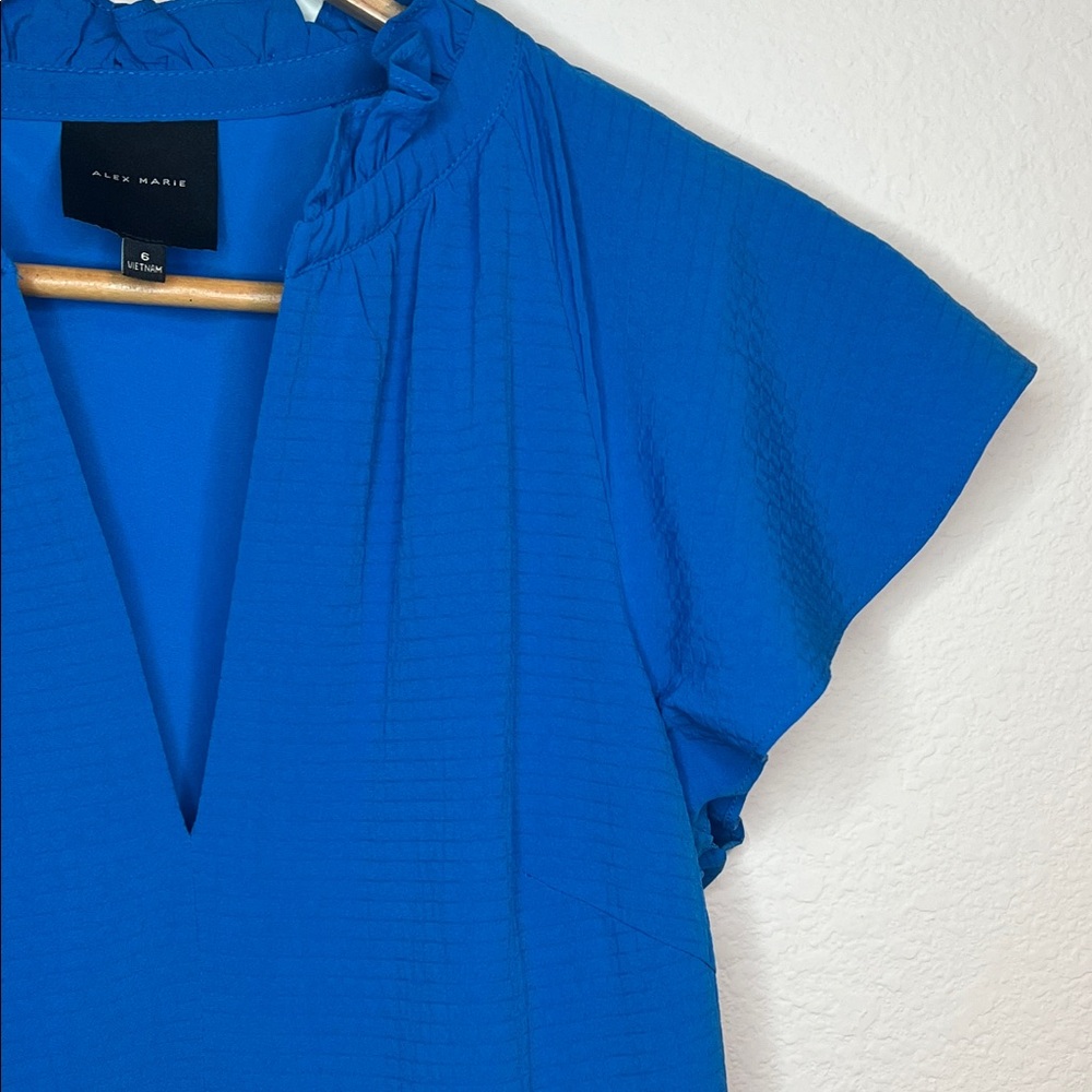Alex Marie Vibrant Blue Dress Size 6